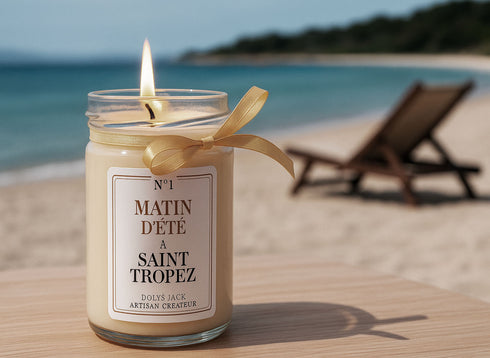Bougie Matin d'Été à Saint-Tropez